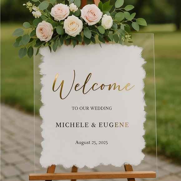 18x 24 Acrylic Sign INCLUDES ALL WORDS/COLORS - Picture 2 of 4